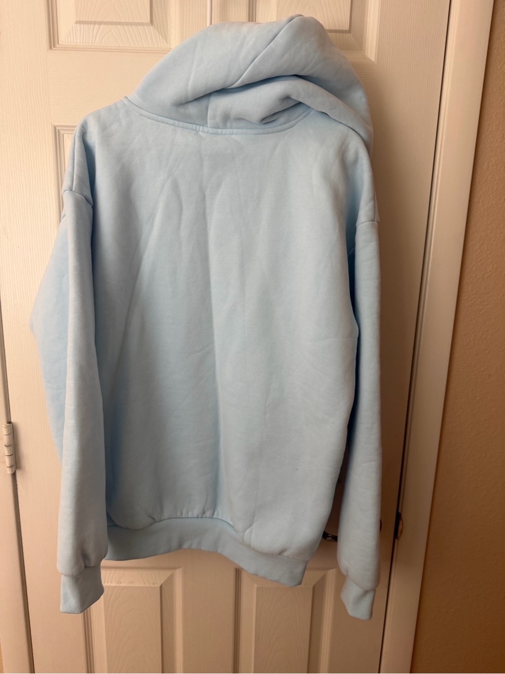 Comfrt Set Pastel Blue Women's Hoodie & Shorts - Picture 6 of 7